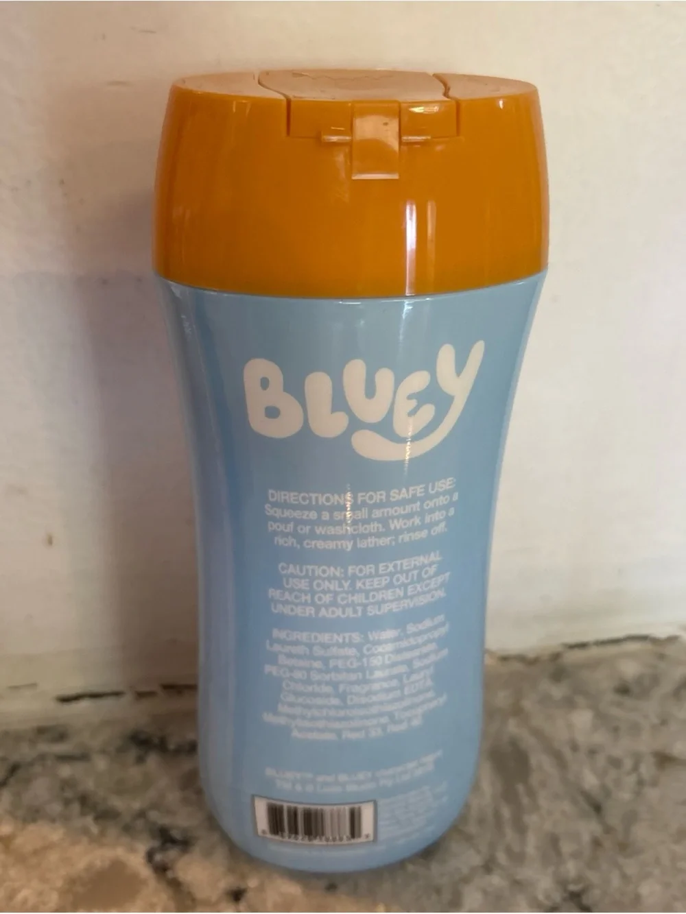 Bluey Kids Body Wash - Orange Cap